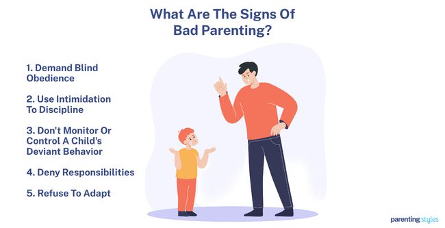 signs of bad parenting