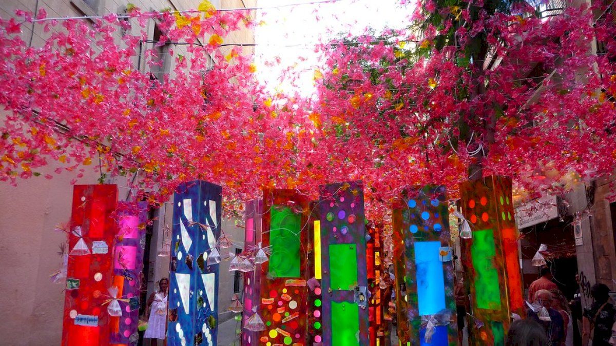 Faire la fête à "La Festa Major de Gràcia" à Barcelone