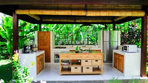 Dapur Terbuka Modern Minimalis