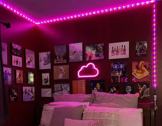 Dekorasi Kamar dengan LED Strip