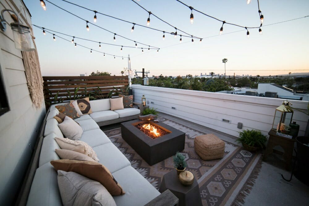 15 Desain Teras Rooftop Rumah Kecil Cozy & Cantik - Pashouses