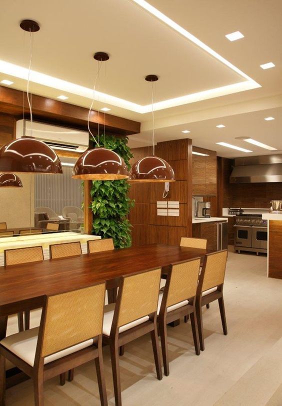 Plafon dapur polos minimalis