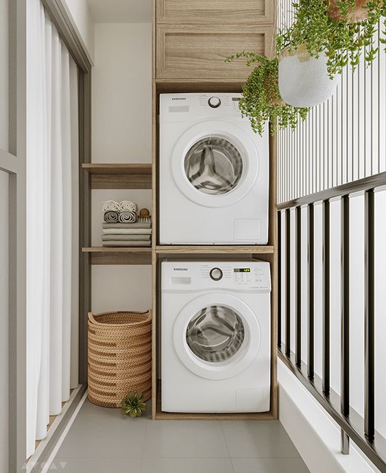 Laundry Room Vertikal Minimalis