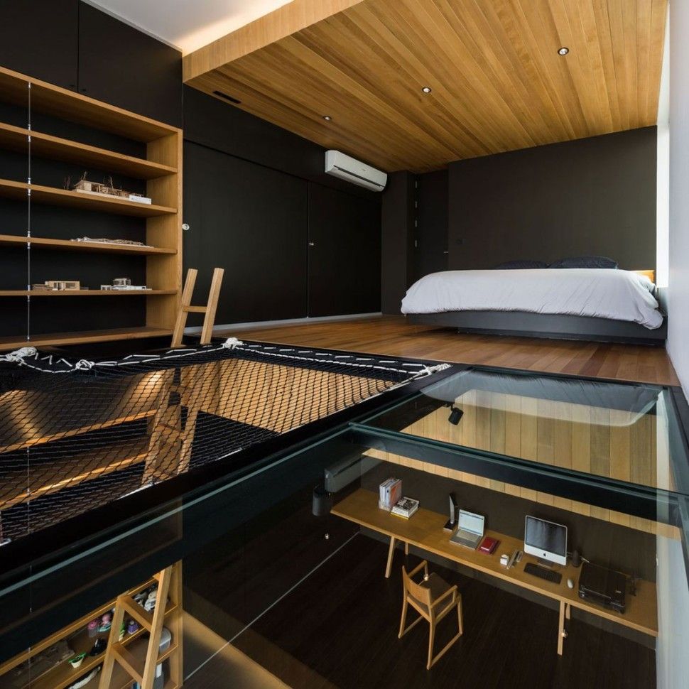 Kamar Tidur Mezzanine Maskulin