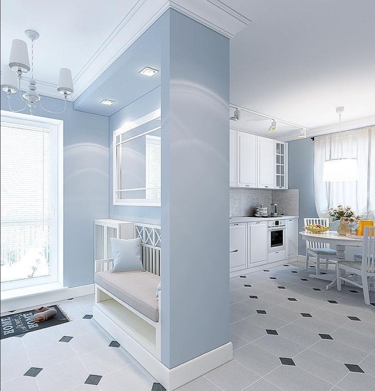 Warna Cat Dapur Sky Blue