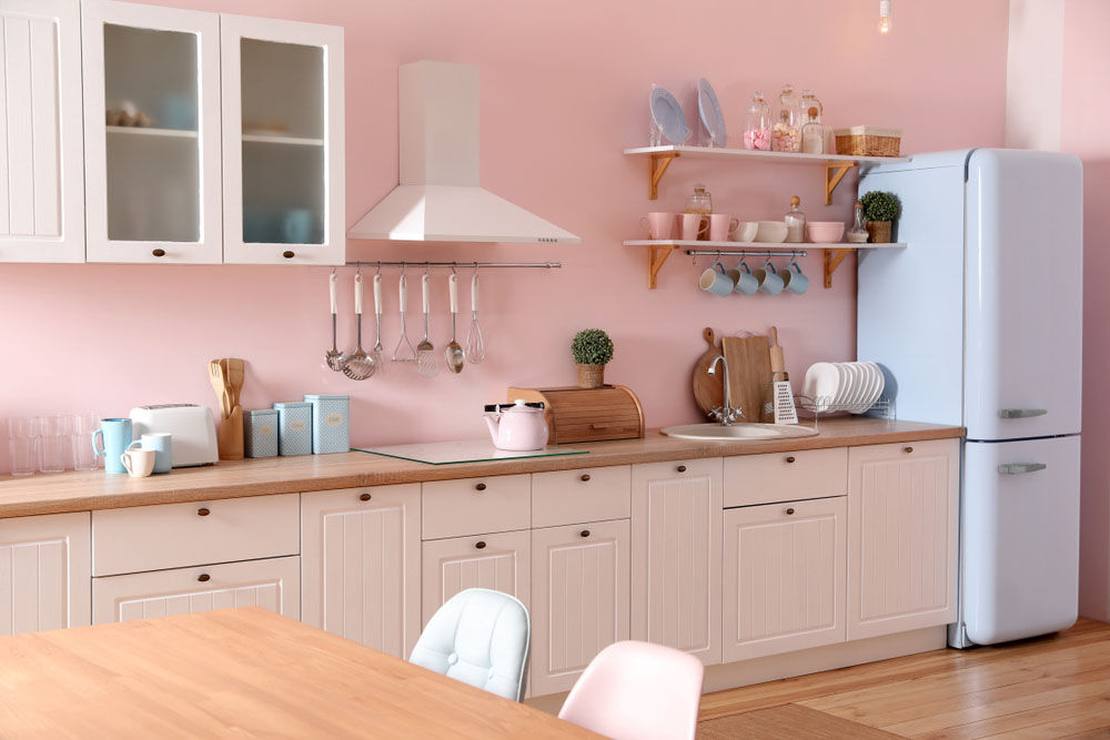 15 Ide Warna Cat Dapur Rumah Minimalis & Modern - Pashouses