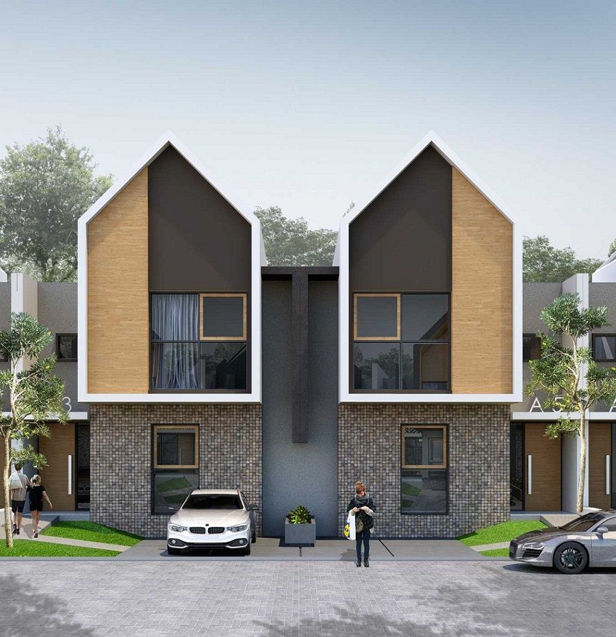 12 Inspirasi Desain Rumah Minimalis 2 Lantai - Pashouses