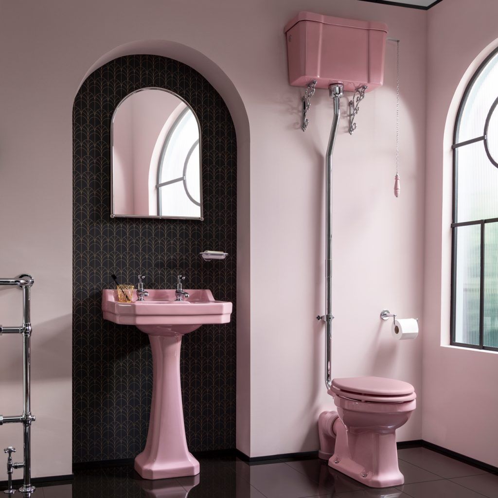 Warna Pink untuk Kamar Mandi Anak