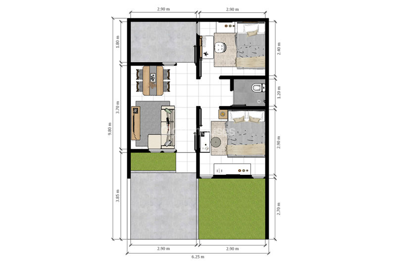 Perumahan Bukit Dago Cluster Barcelona