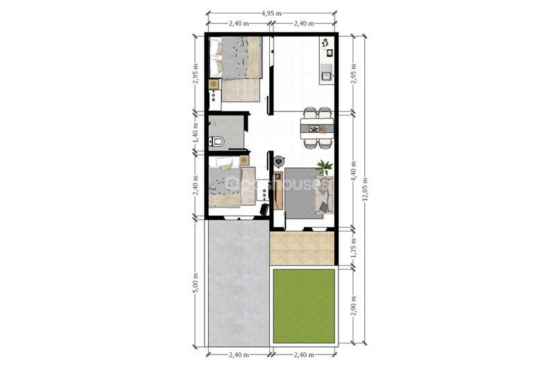 Perumahan Mustika Park Place Cluster Navara