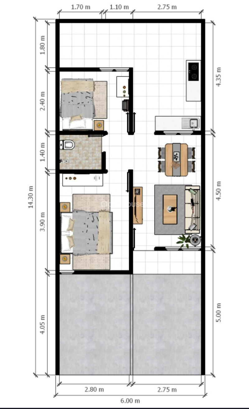 Perumahan Grand Depok City Cluster Acacia