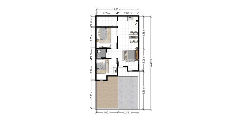 Serpong Garden 1 Cluster Green Harmony Blok B2