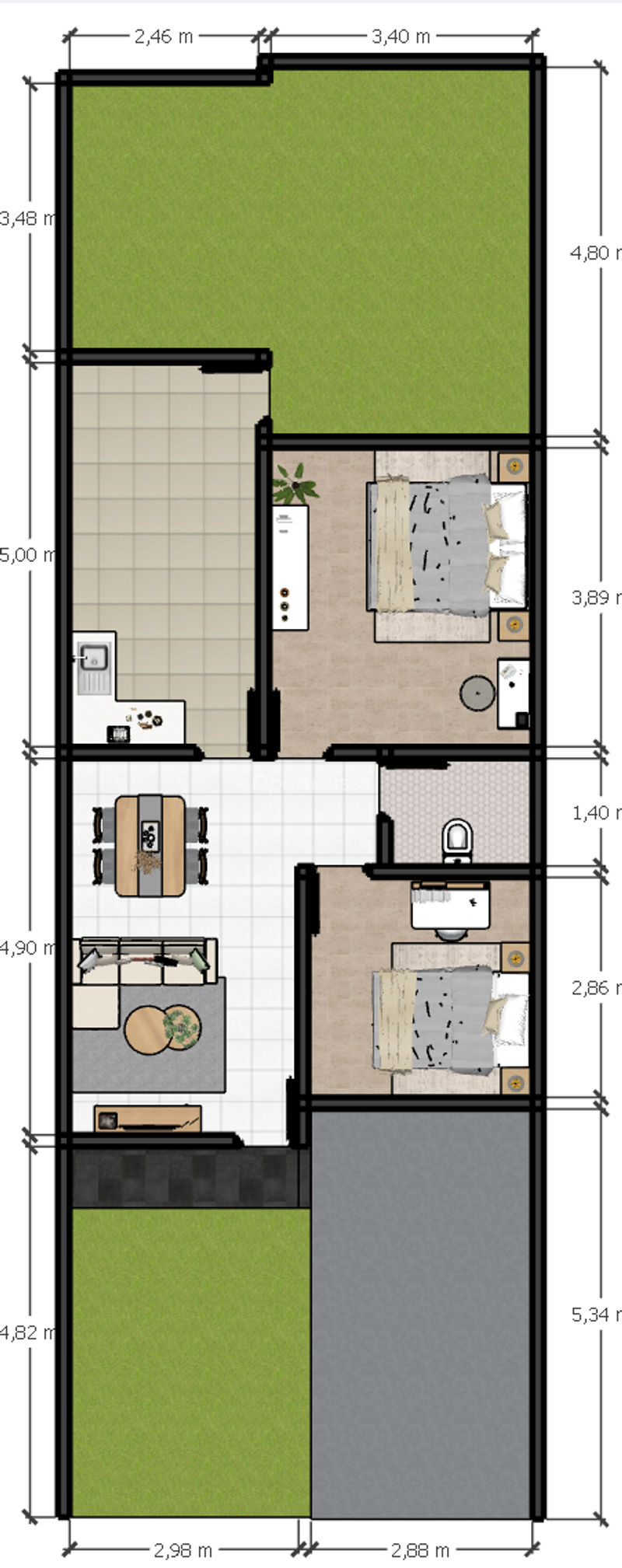 De Bale Permata Arcadia Cluster Diamond