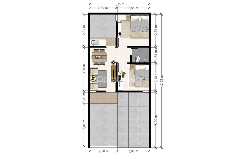 Villa Bogor Indah 6 Cluster Fressia