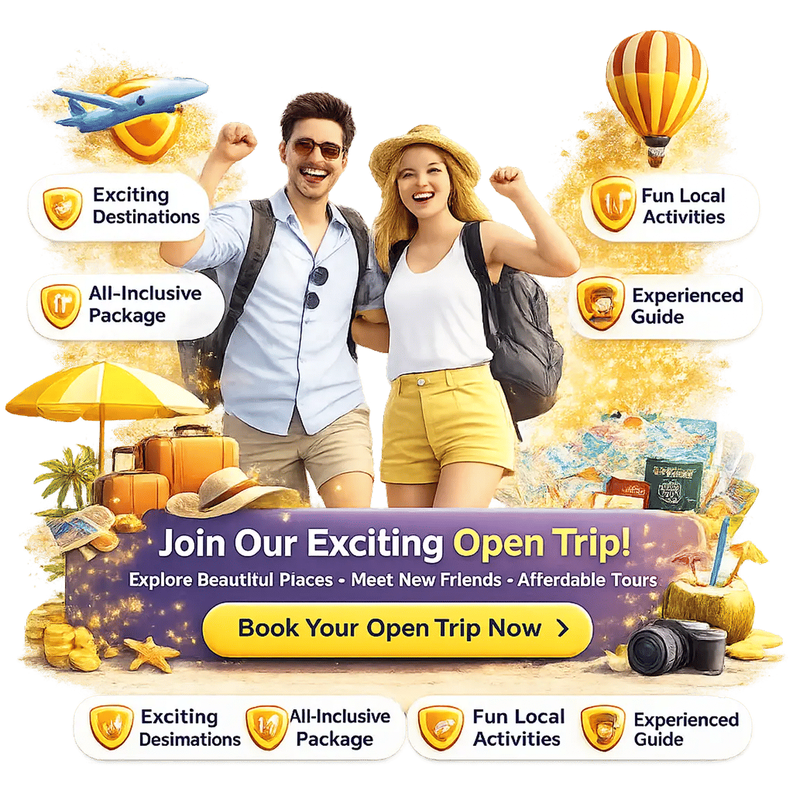 opentripme Travel open trip and group tour service in Indonesia