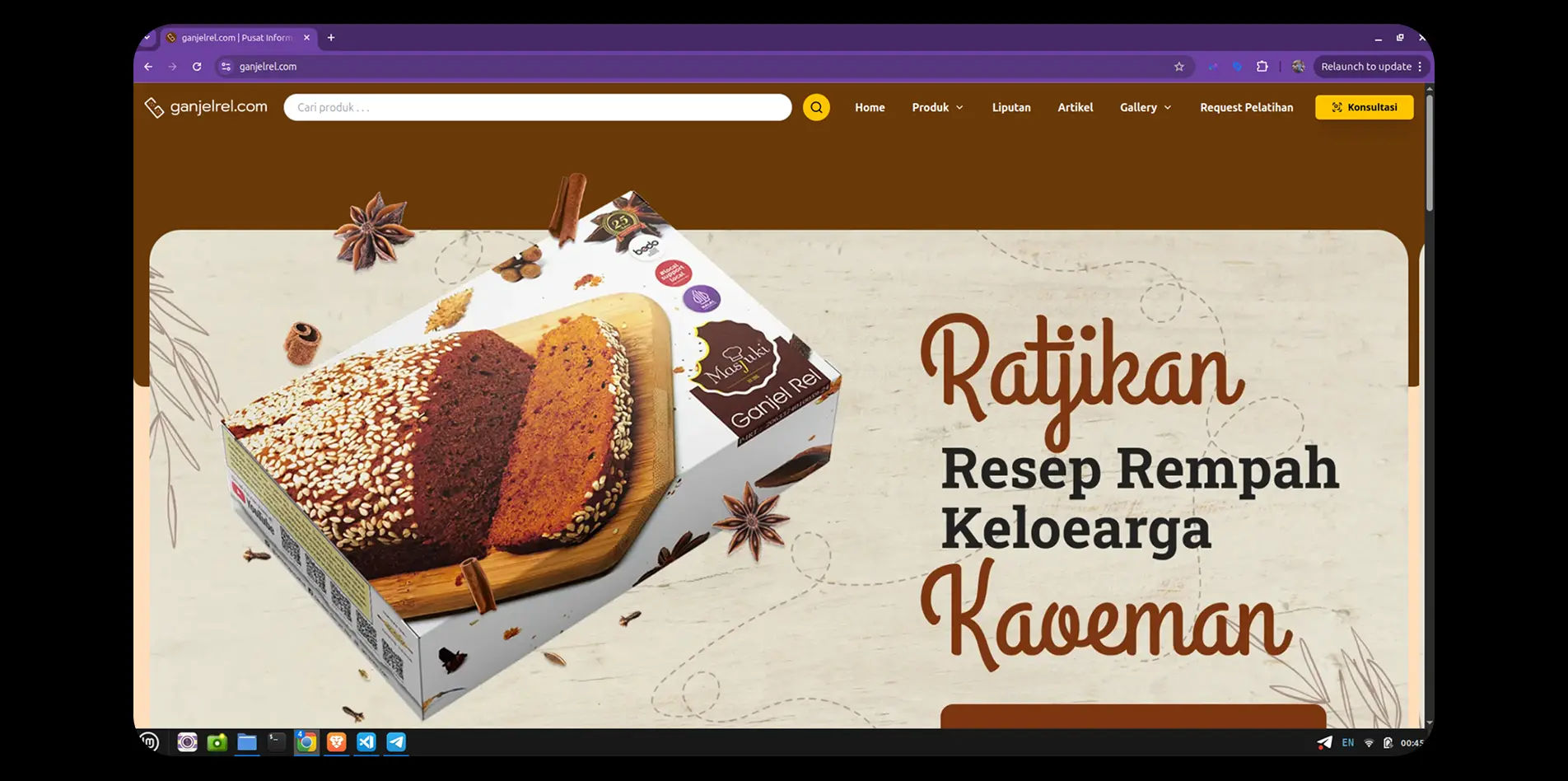 Product & Heritage Storytelling Website for Ganjel Rel