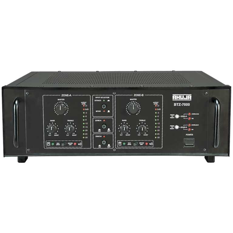 Ahuja ZXA 500DP Power Amplifiers 250+250 Watts AC Operation