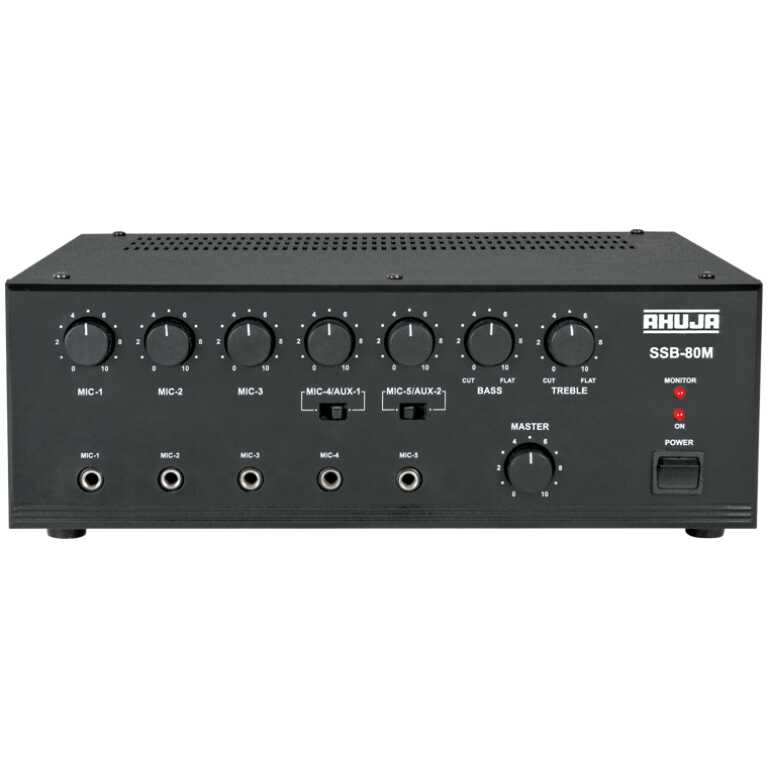 Ahuja SSB 80M Mixer Amplifiers 80 Watts