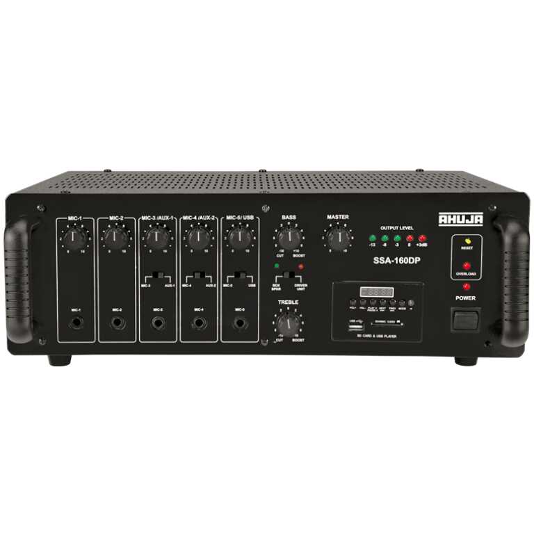 Ahuja SSA 5000DP Mixer Amplifiers 500 Watts With BuiltIn Digital
