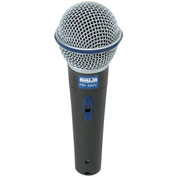 0010577 ahuja professional performance series microphones pro 2200sc 1 - PASystems.in