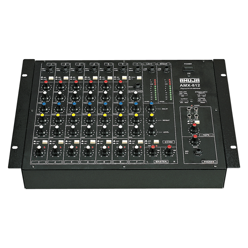 Ahuja AMX 812 Mixers 8 Channel AC & 24V DC Operation