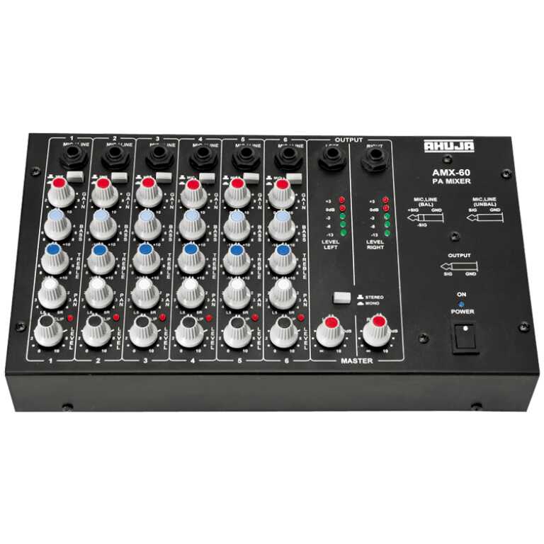 Ahuja AMX 60 Mixers 6 Channel AC Operation