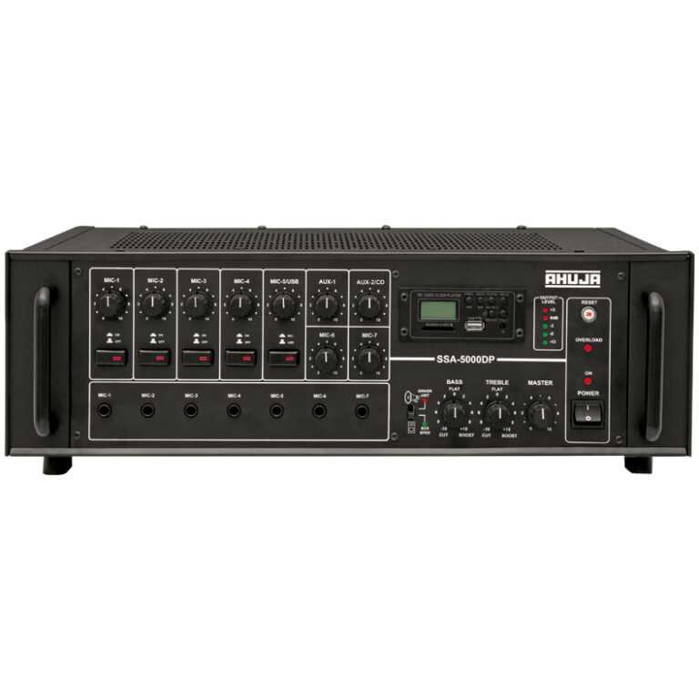 Ahuja SSA 5000DP Mixer Amplifiers 500 Watts With BuiltIn Digital
