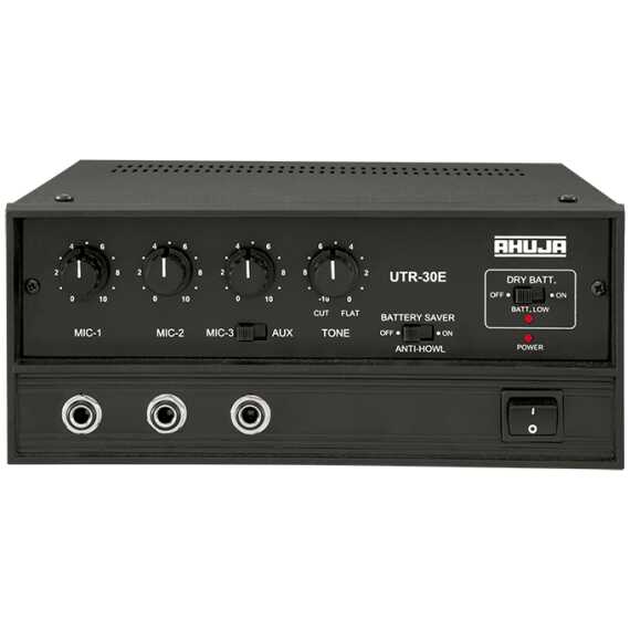 Ahuja UTR 30E Mixer Amplifiers 25 Watts Low Wattage Mixer Amplifier