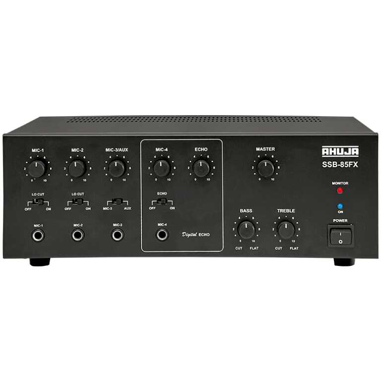 Ahuja TZA 4000®DPM Mixer Amplifiers 400 Watts With BuiltIn Digital