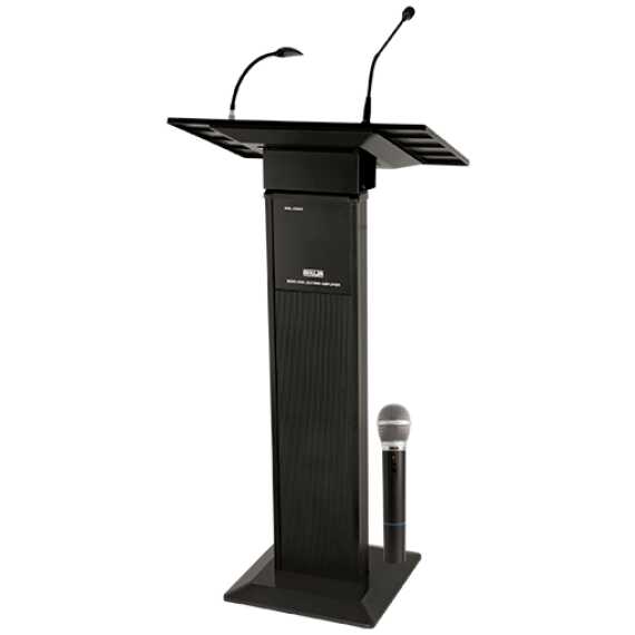 Ahuja Wsl 2500r Digital Podium Mic Stand Lectern System 5914