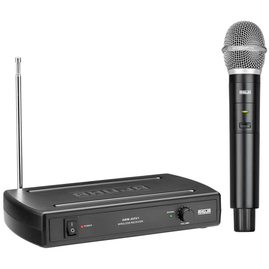 Ahuja AWM 495V1 Microphones Pa Vhf Wireless Microphone