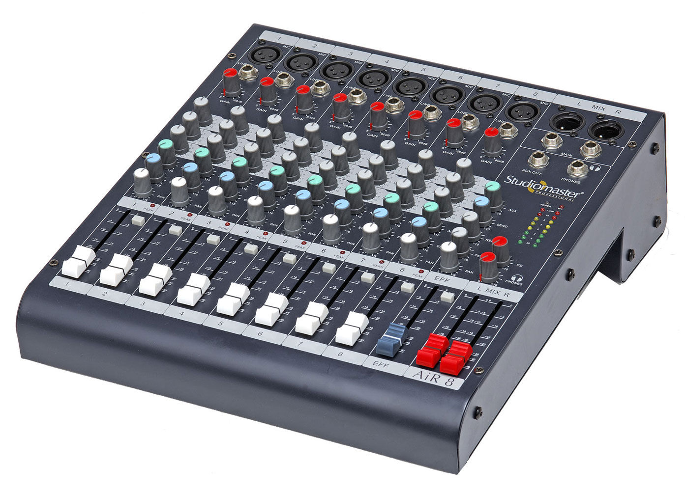studiomaster mixer 8 channel