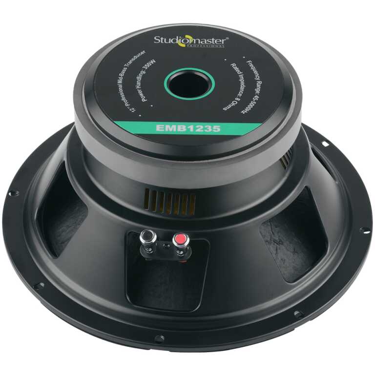 Studiomaster EMB 1235 12'' Inch Speaker (350 Watts RMS)
