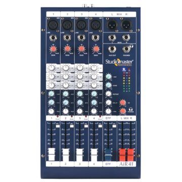 Studiomaster AIR 4F Mixer | 4 channel mixer