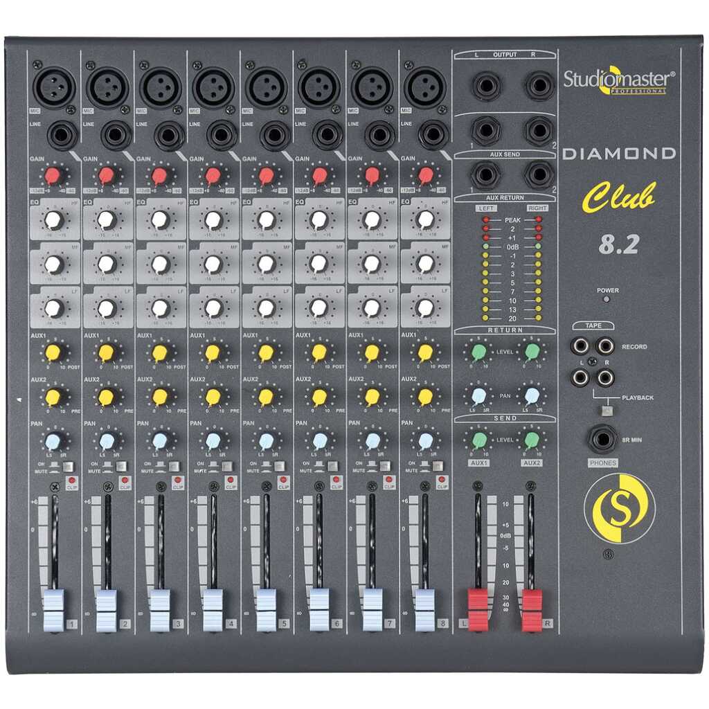 Studiomaster DC 8.2 Mixer (8 Channel)