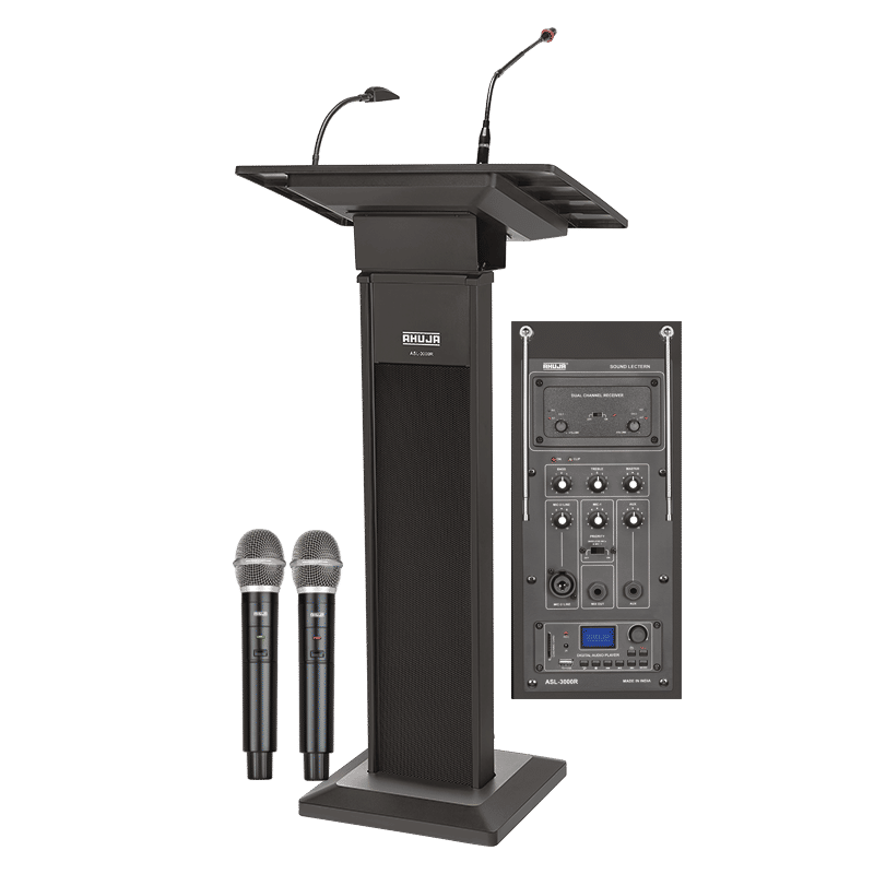 Ahuja ASL 3000R | Digital Podium Mic Stand | Lectern System