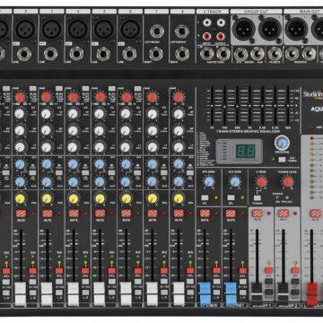 studiomaster aqua 8 | professional | 8 channel mixer
