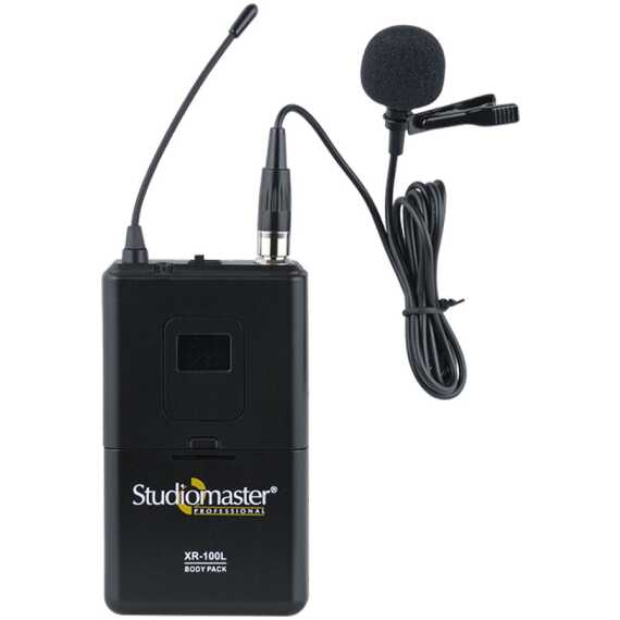 Studiomaster XR 100 4L UHF Wireless Microphone (4 Collar Microphones)