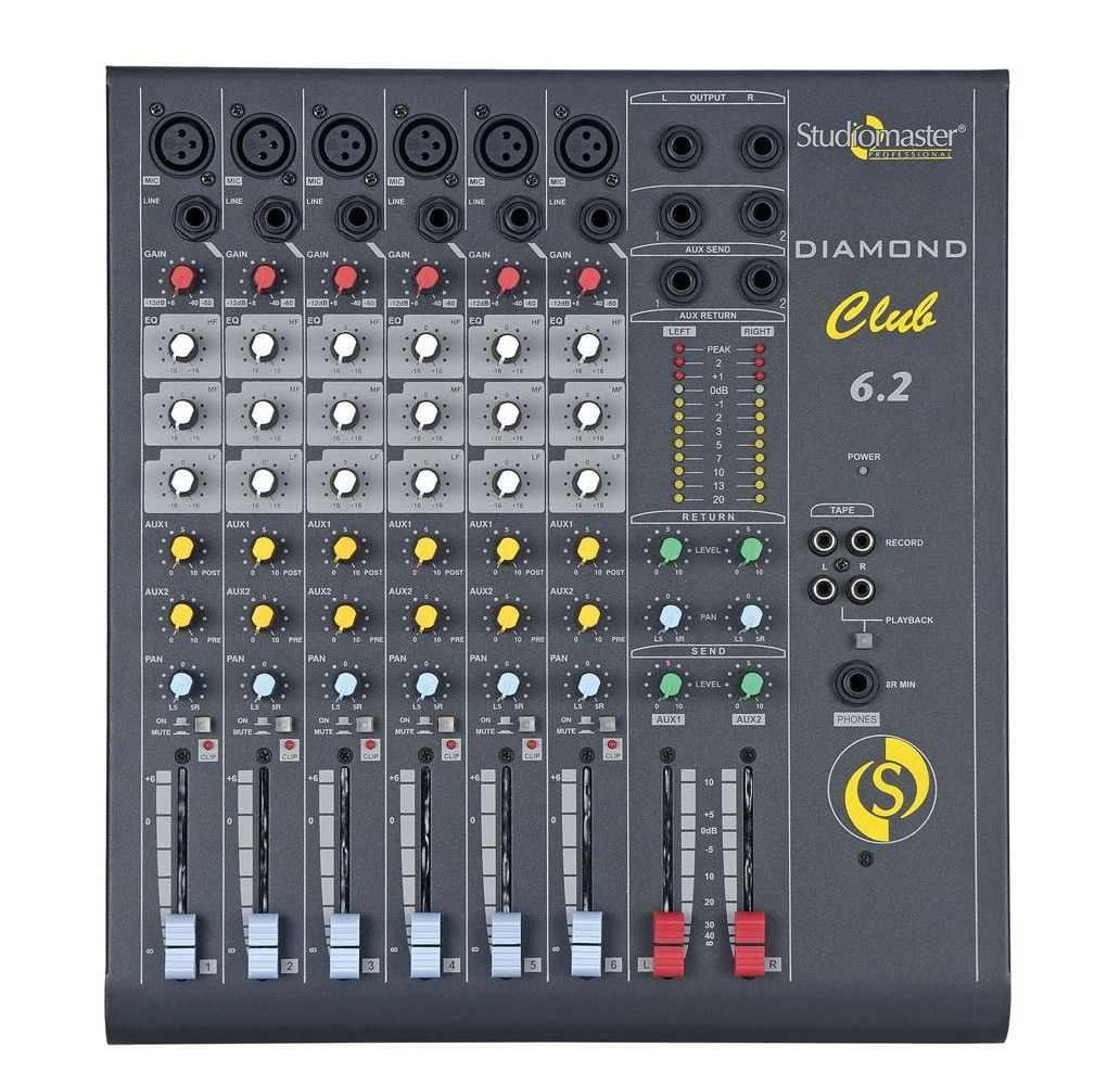 Studiomaster DC 6.2 Mixer (6 Channel)