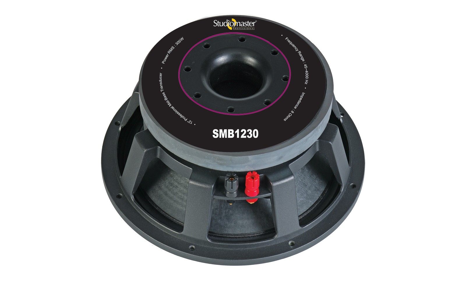 Rms 300 Ohm Speaker Studiomaster SMB 1230 12'' Inch Speaker (300