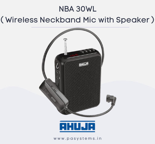 ahuja portable mic and speaker