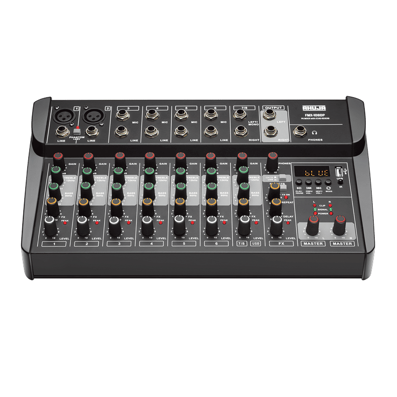 Ahuja FMX 108DP Mixer With Bluetooth, Recording & USB Option
