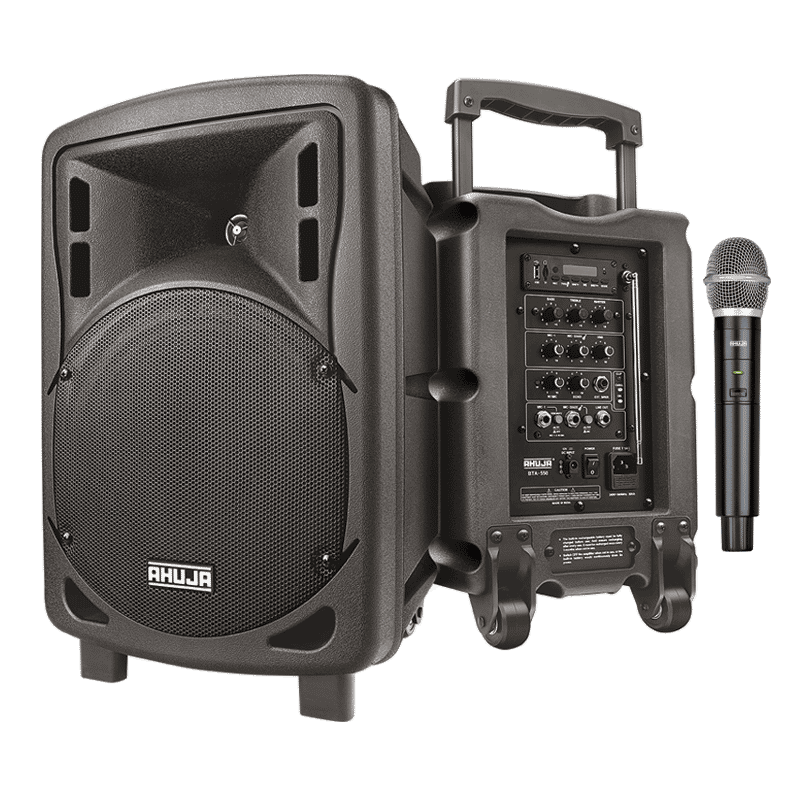 Ahuja BTA 550 Portable PA Amplifier With Bluetooth, USB, And Wireless