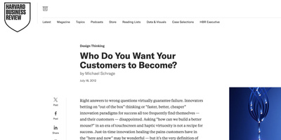 Who Do You Want Your Customers to Become