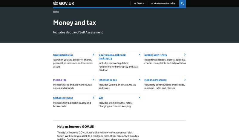 GOV.UK Tax