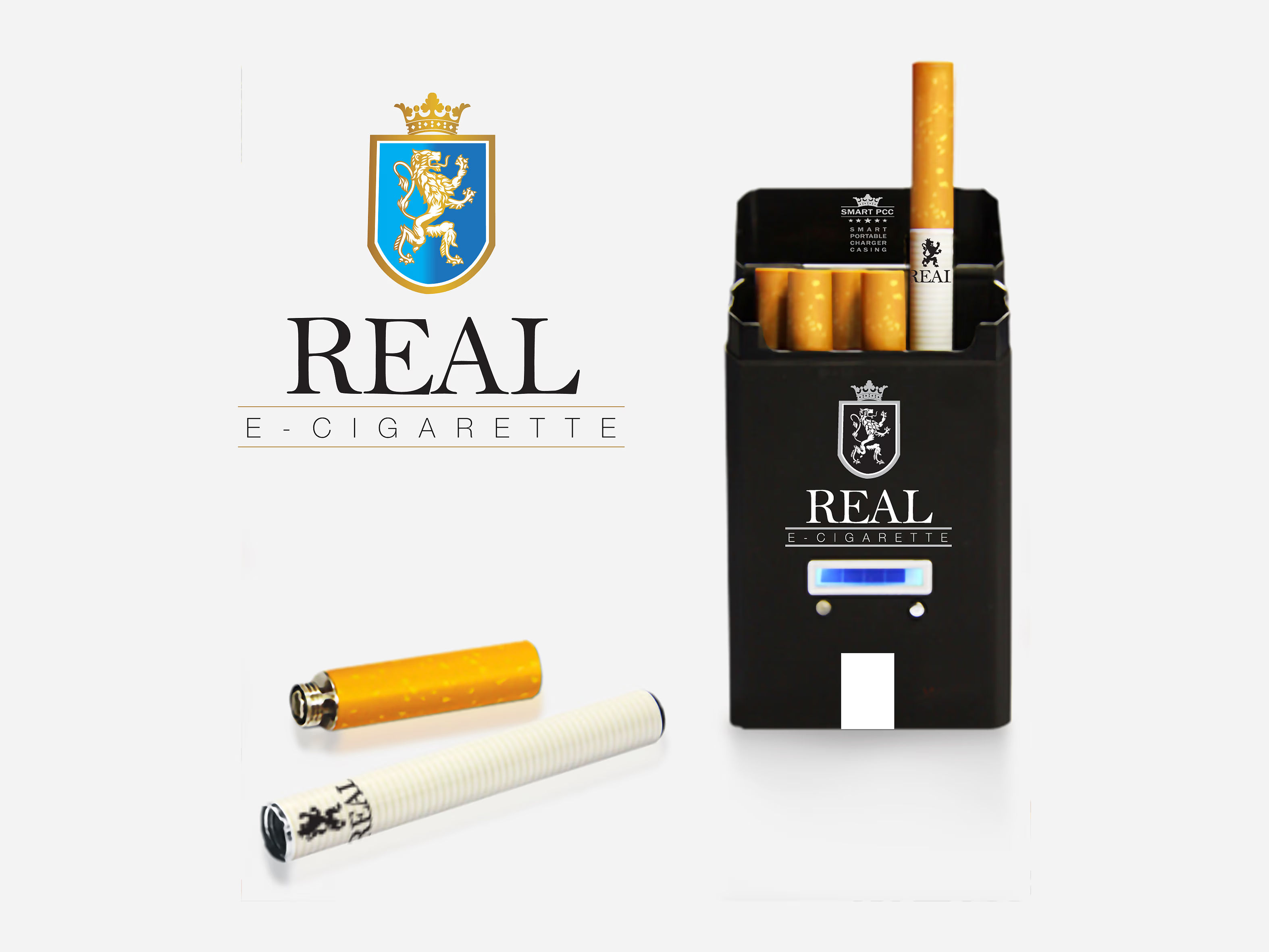 Real E-Cigarette brand identity