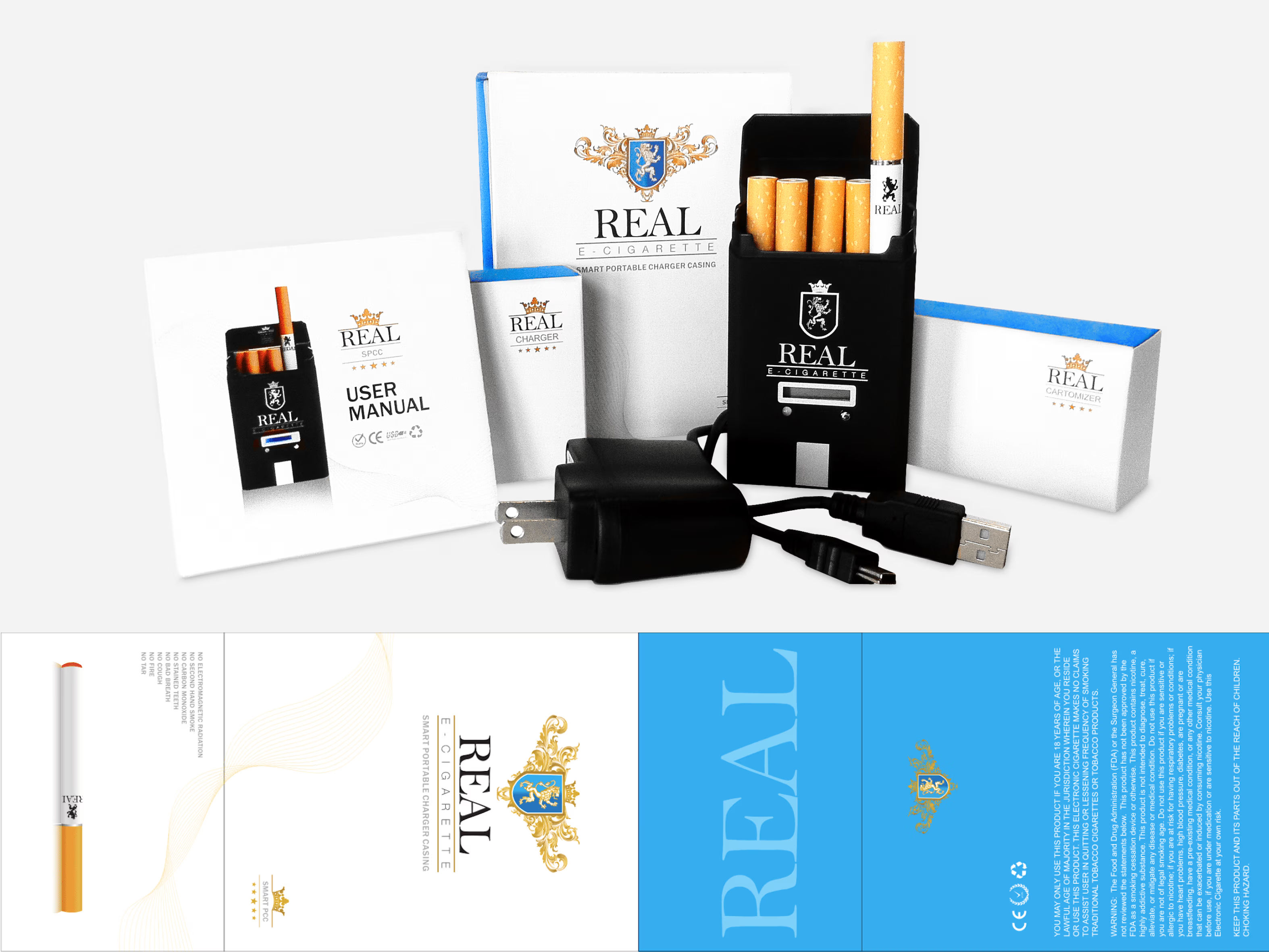Real E-Cigarette packaging