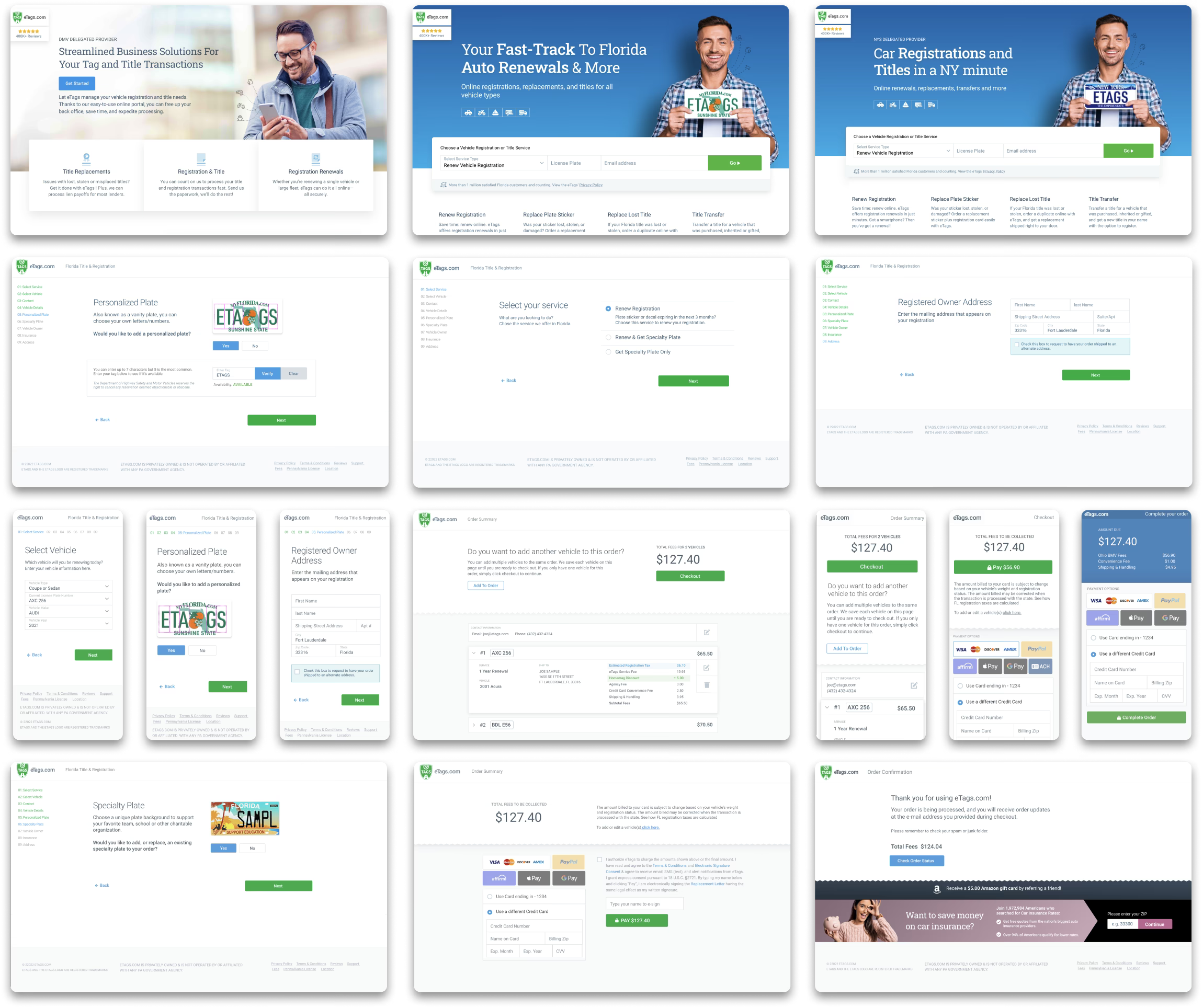 eTags.com app funnel