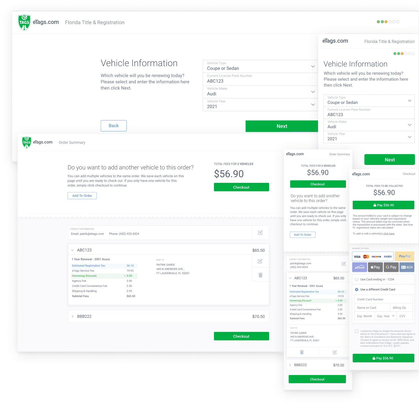 eTags.com application funnels
