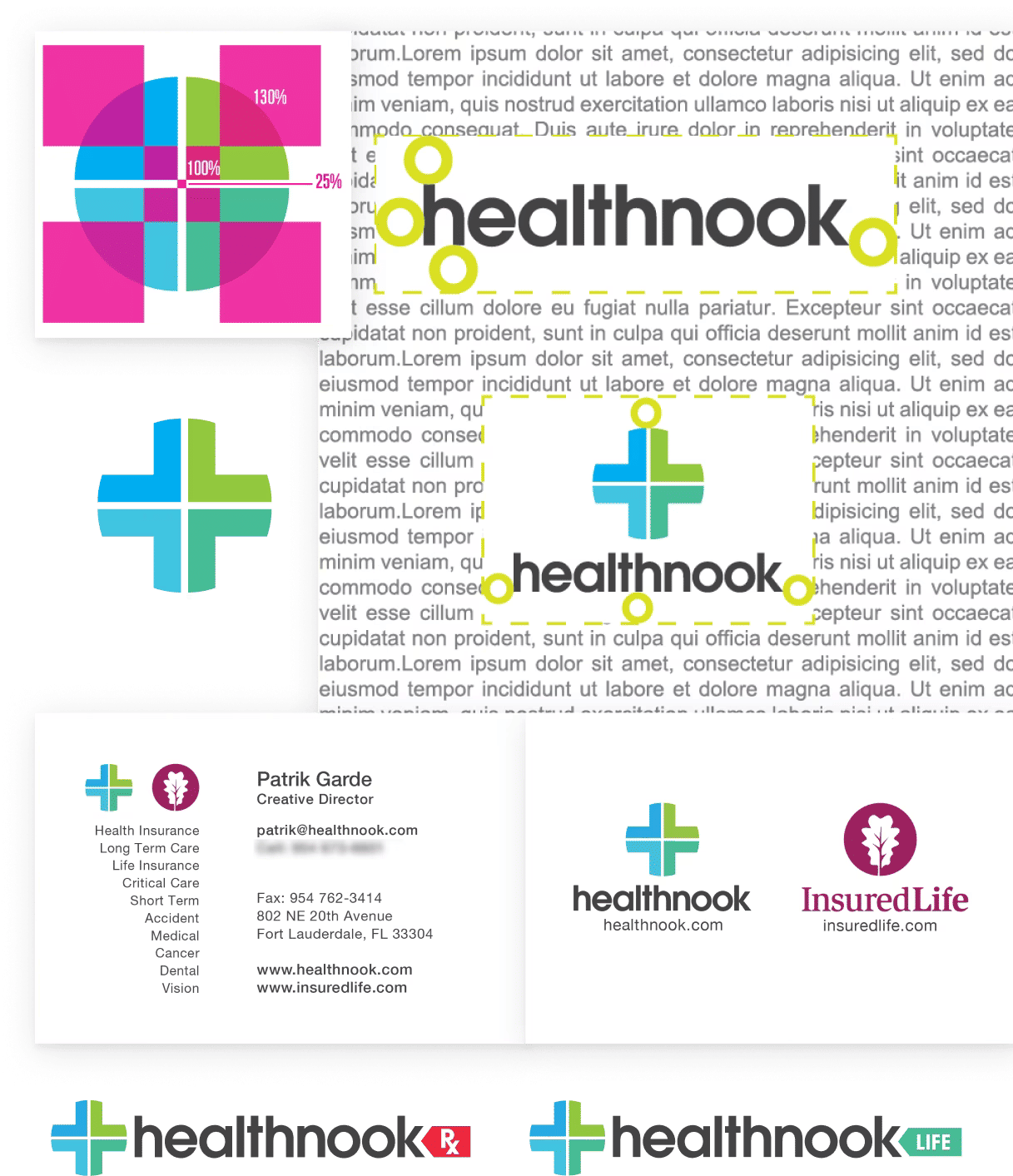 Healthnook brand identity